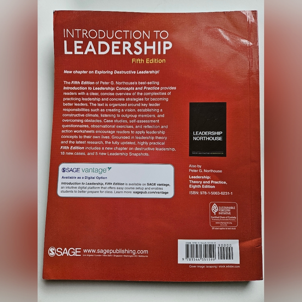 Introduction To Leadership Fifth Edition - Picture 4 of 9